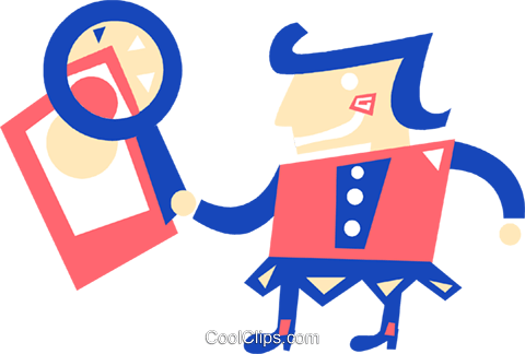 Mulher Com Lupa Livre De Direitos Vetores Clip Art - Mulher Com Lupa Livre De Direitos Vetores Clip Art (480x324)