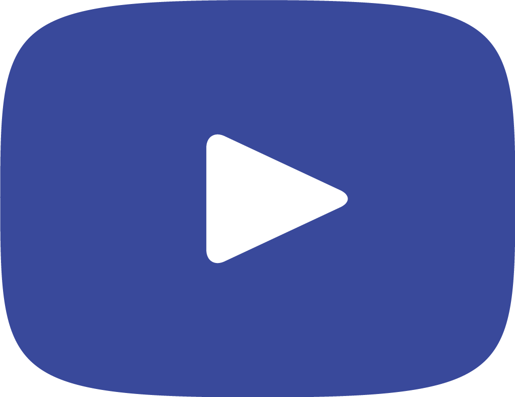Twitter Facebook Instagram Youtube - Blue Youtube Logo Transparent (1024x788)