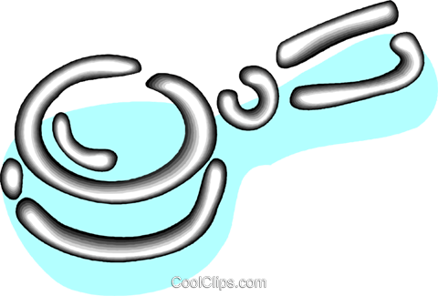 Lupa Livre De Direitos Vetores Clip Art Ilustração - Calligraphy (480x325)