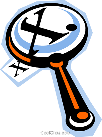 Lupa Livre De Direitos Vetores Clip Art Ilustração - Lupa Livre De Direitos Vetores Clip Art Ilustração (358x480)