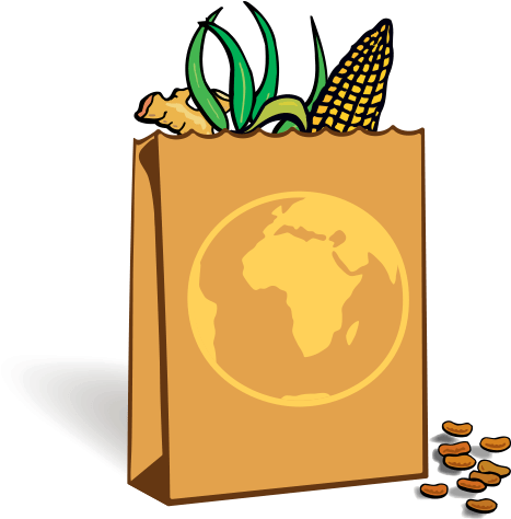 Clip Art Freeuse Stock Bag Vector Grocery - Grocery Store (480x509)