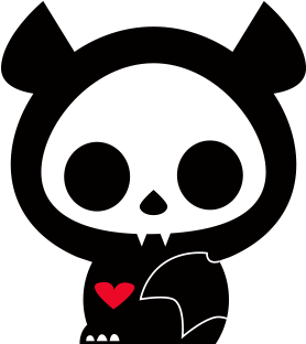 Gothic Tattoos Clipart Emo - Skelanimals Diego Clip (300x400)