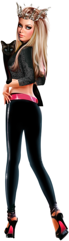 Tubes 3d Artist Zlata M - Png Bayan Kırmızılı (479x800)