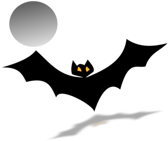 Pumpkin Carving Bat Halloween Jack O' Lantern Stencil - Bats Halloween Decoration (394x340)