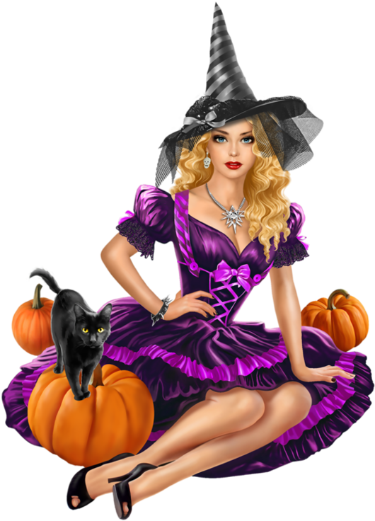 Halloween 1, Rubrics, Tube, Van, Clip Art, Fantasy, - Tubes Halloween Books Png (559x768)