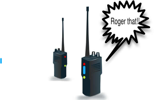 Walkie Talkie Clip Art (600x403)