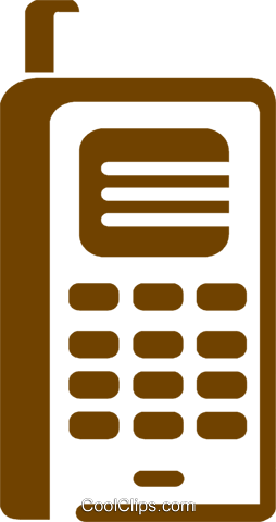 Walkie-talkies Royalty Free Vector Clip Art Illustration - Walkie-talkies Royalty Free Vector Clip Art Illustration (254x480)