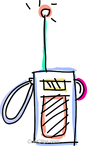 Walkie-talkies Royalty Free Vector Clip Art Illustration - Walkie-talkies Royalty Free Vector Clip Art Illustration (286x480)