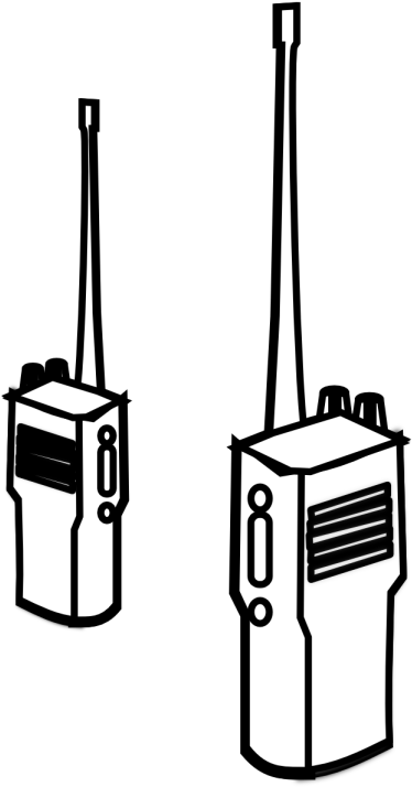Pin Walkie Talkie Clipart - Walkie-talkie (800x800)