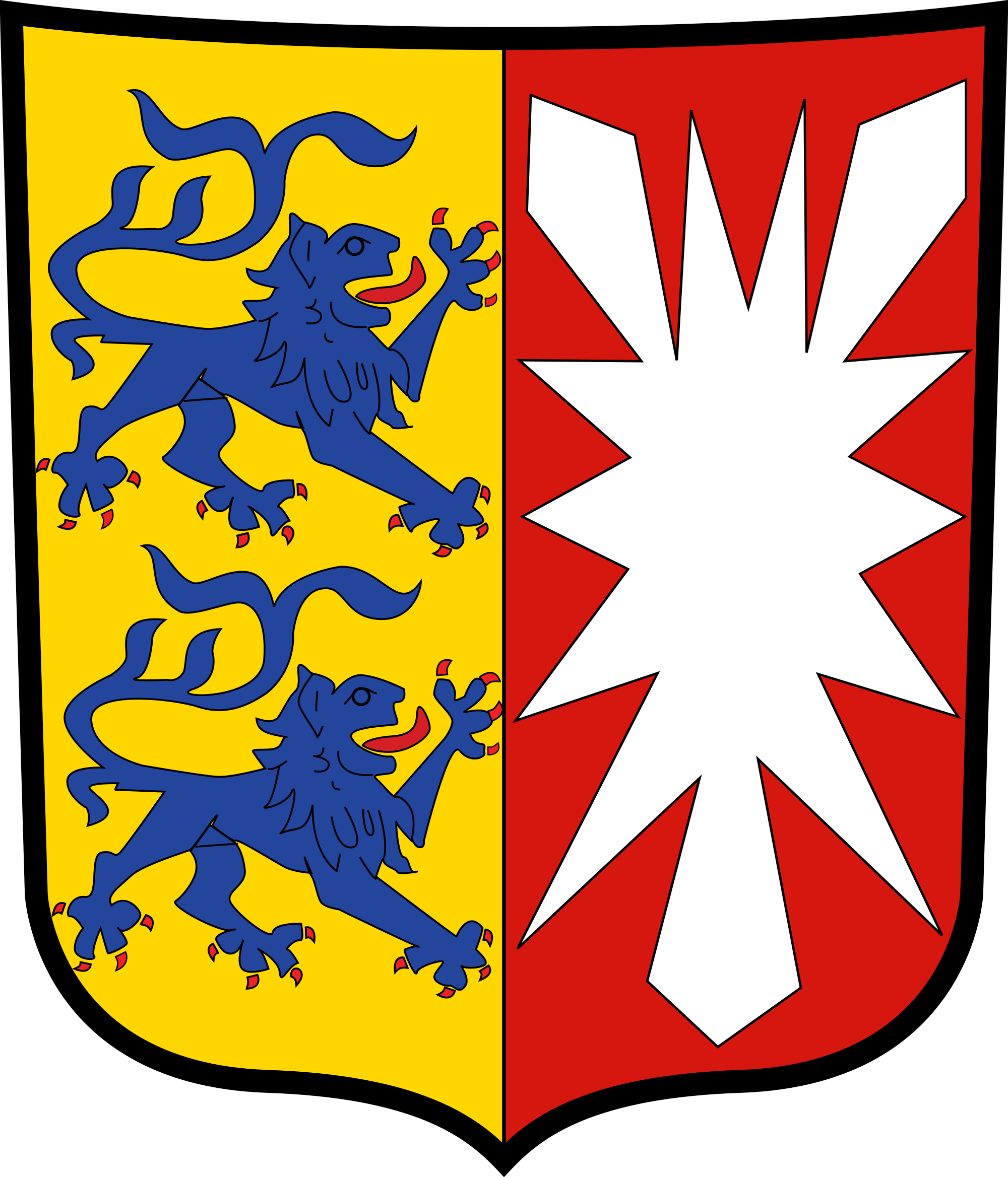 Open - Schleswig Holstein Coat Of Arms (2000x2337)