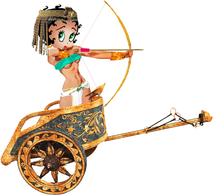 Betty Boop Chariot Queen Photo Bettyboopchariotqueen - King Tut's Chariot (783x686)