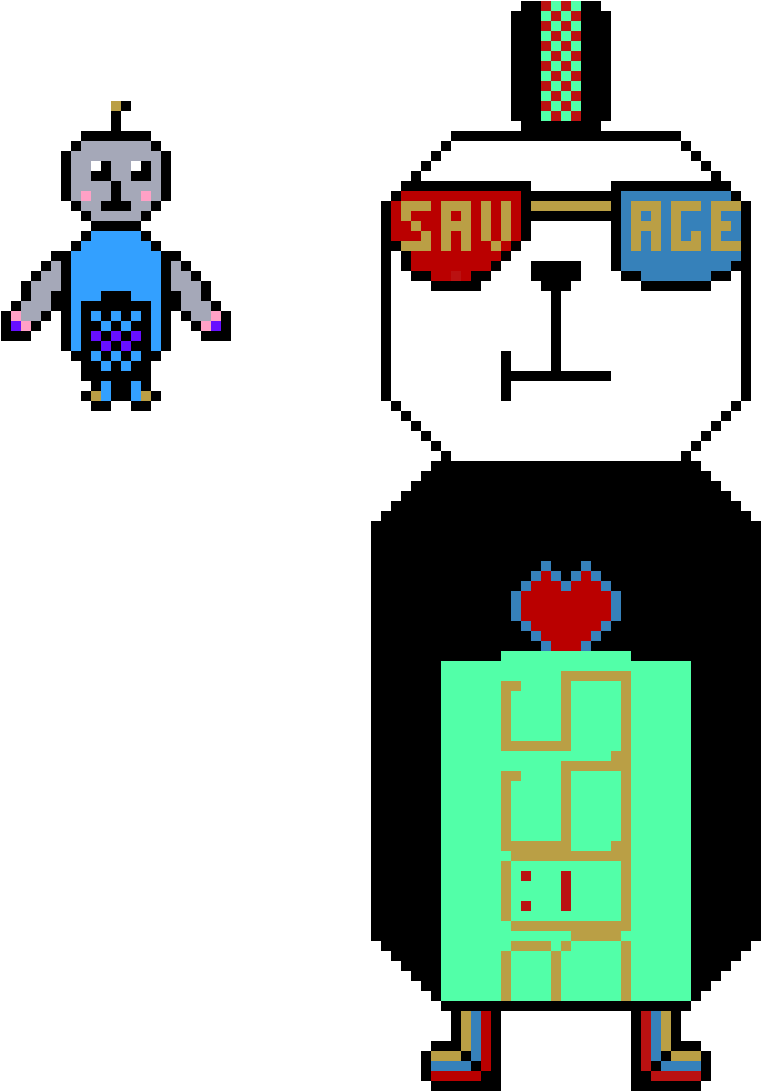 Sold Special Dessert Alpaca - Pixel Art (1390x1110)