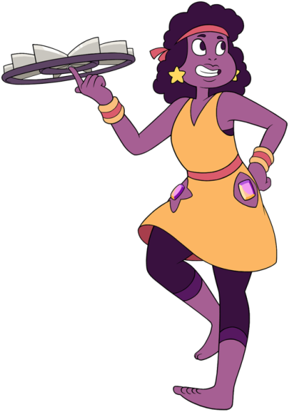 Ametrine Twins, And Their Fusion Ametrine - Cartoon (500x617)