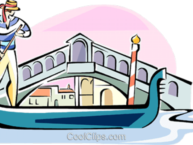 Venice Clipart Transparent - Rialto Bridge (640x480)