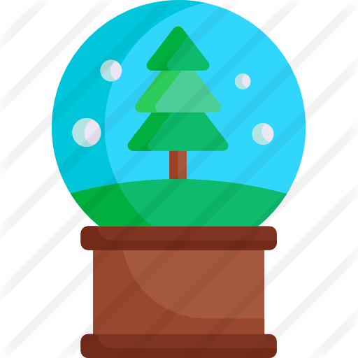Snow Globe Free Icon - Snow (512x512)