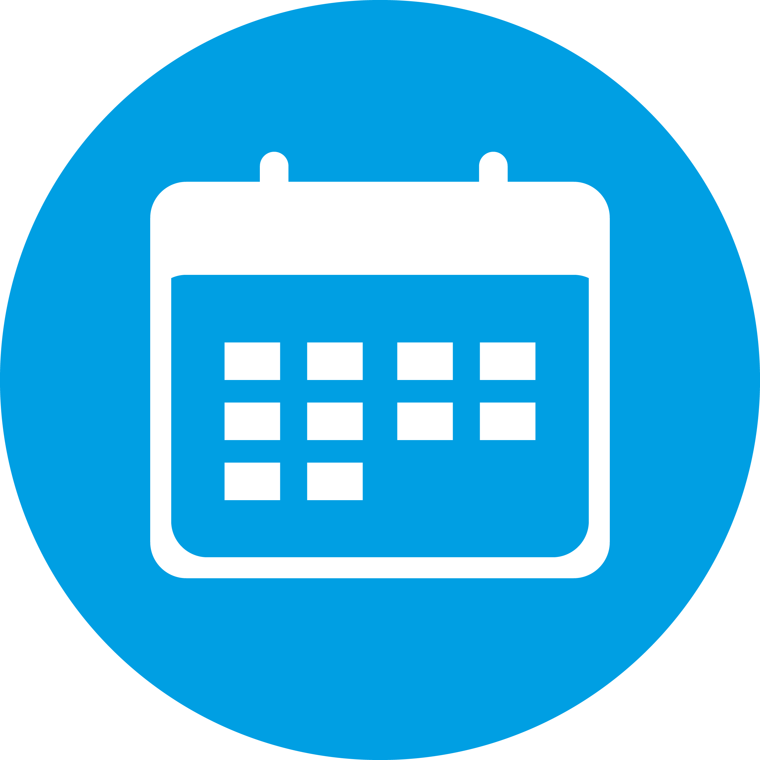 Calendar Icon Png Orange (2530x2530)