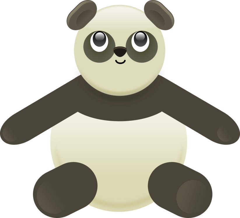 All Photo Png Clipart - Panda Bear Clip Art (823x750)