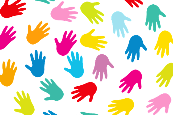 Metal Packaging Europe Talks Circular Economy At Adf - Colourful Hand Prints Png (600x400)
