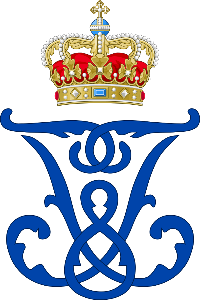 Royal Monogram Of King Frederik Viii Of Denmark - Royal Monogram Denmark (682x1023)