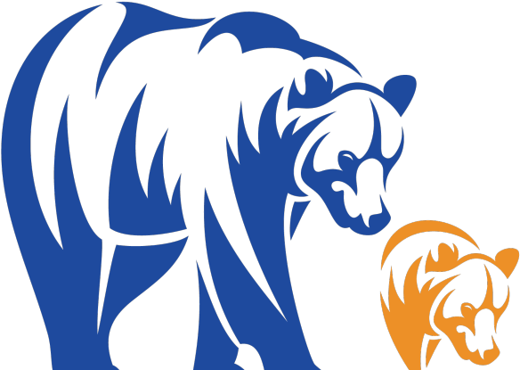 Bear Cub Clipart Silhouette Pattern - Dessin D Ours Stylisé (640x480)