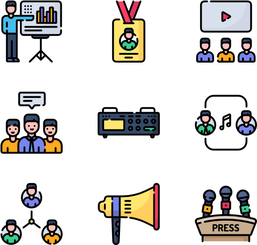 Conference - Massage Vector Icon (600x564)