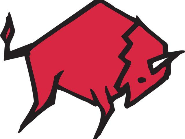 Ox Clipart Red Bull - Decal (640x480)