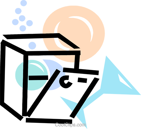 Dishwasher With Dishes And Glasses Royalty Free Vector - Tableware (480x442)