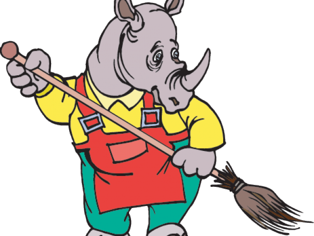 Cricket Clipart Secondary Consumer - Rhinoceros (640x480)