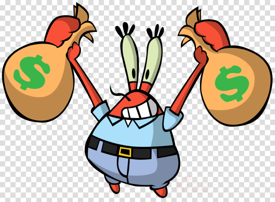 Mr Krabs Money Png Clipart Mr - Mr Krabs Money Transparent (900x660)
