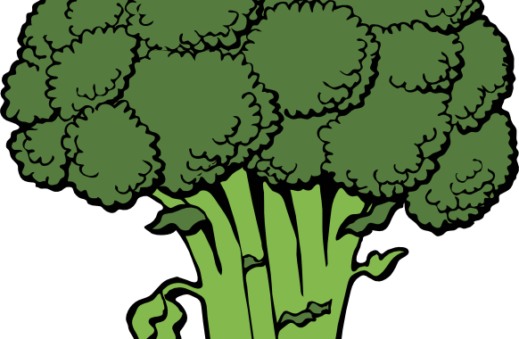 Picture Library Library Download Wallpaper Lettuce - Broccoli Cartoon Png (582x380)