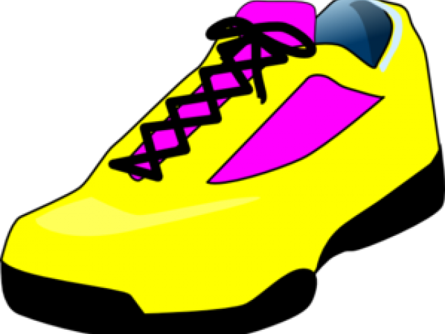Shoes Clipart Foot Wear - Transparent Background Running Shoes (640x480)