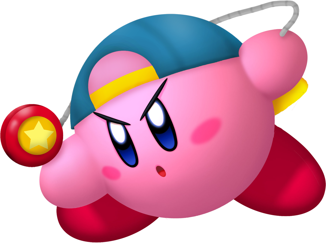 Clipart Toys Yoyo - Yo Yo Copy Ability Kirby (1085x829)