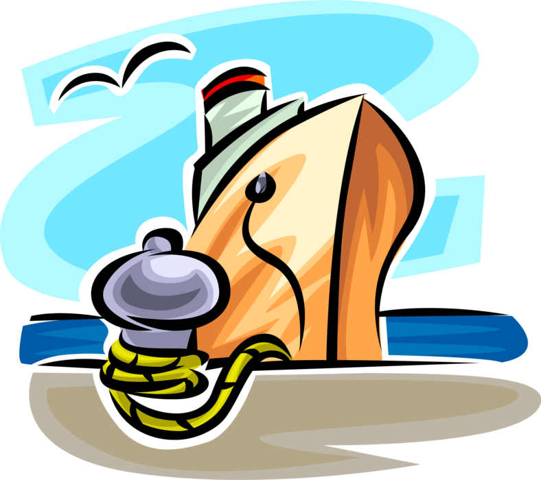 Vector Illustration Of Cruise Ship Or Cruise Liner - Cruise Ship (788x700)