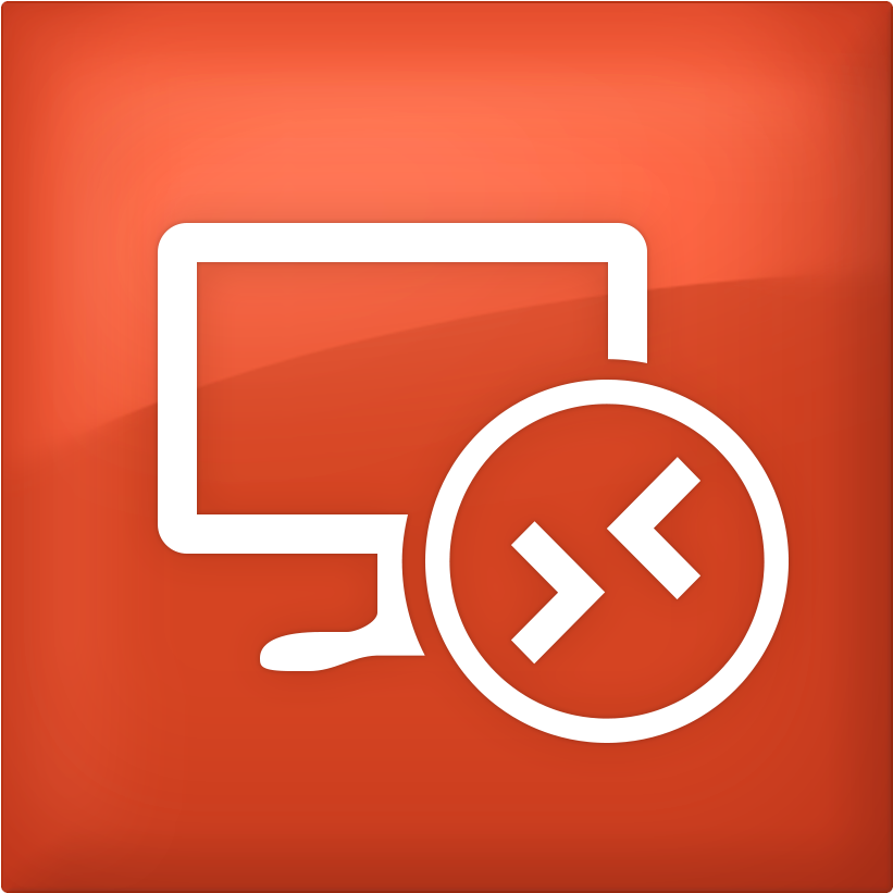 Click The Red Microsoft Remote Desktop Icon In Your - Microsoft Remote Desktop Icon (1024x1024)