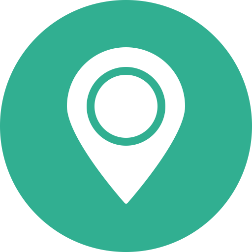 Gps Png Free Download - Location Icon Color Blue (512x512)