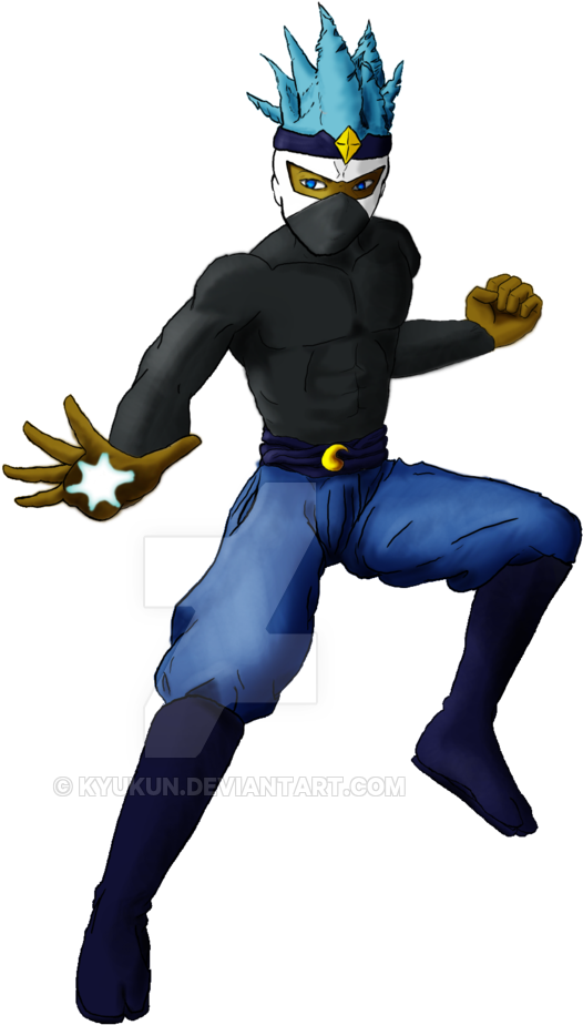 Icicles Drawing Cartoon - Cool Ninja Oc Superhero (1024x1226)