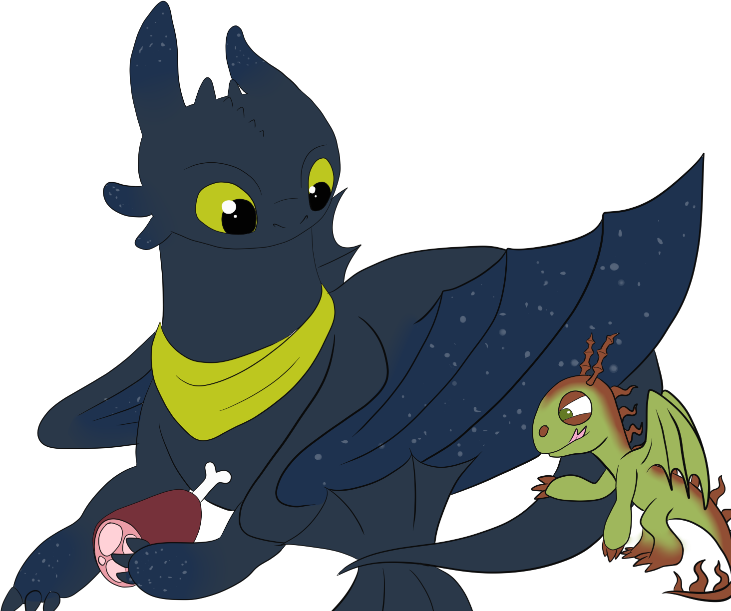 Here Is The Form For The Dragon - Cartoon (1500x1250)