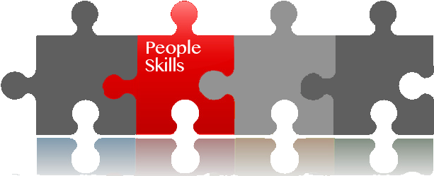 Puzzle Clipart Organization Skills - People Skills (650x271)
