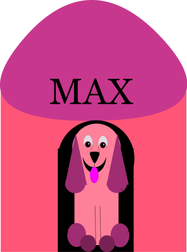 Puppy Inside Doghouse - Dog (600x806)