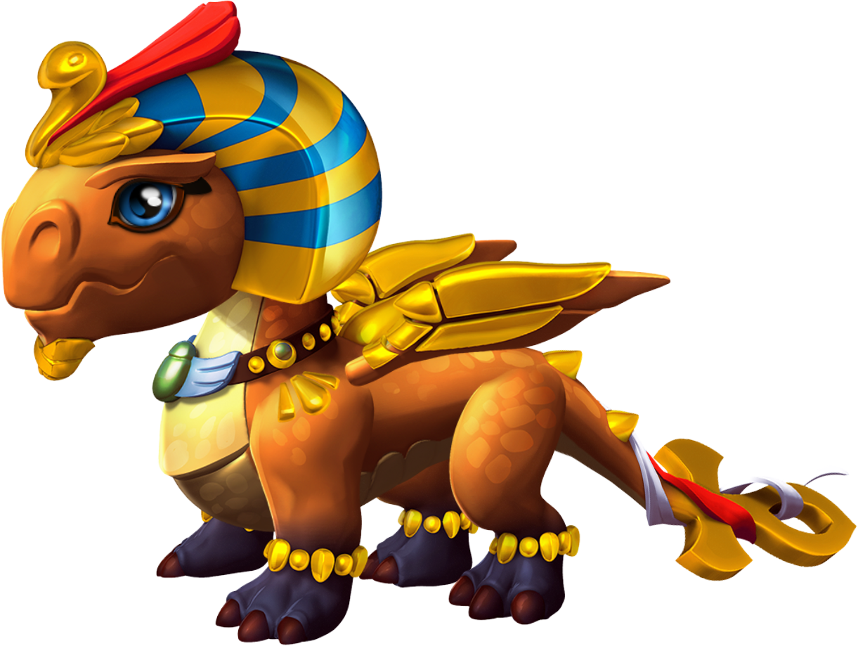 Pharaoh Dragon Baby - Dragon Mania Legends Pharaoh Dragon (1221x919)