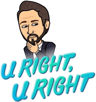 U Right U Right - Emoji (360x360)