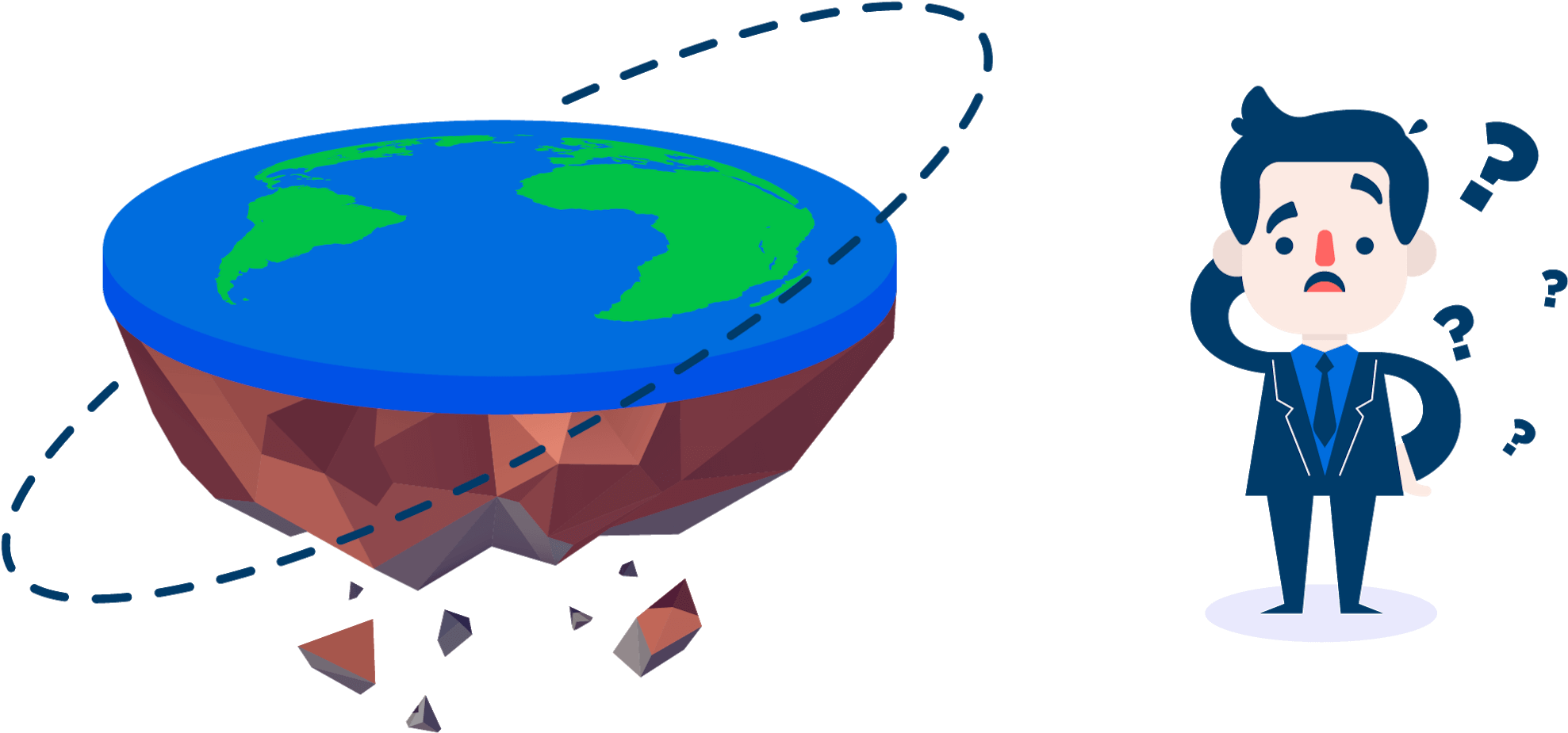 We Believe That The Earth Is Round Because Of Exclusively - Bitcoin (2500x1312)