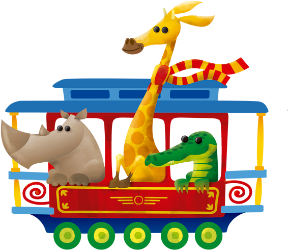 Ilustration For A Child Book - Giraffe (600x531)