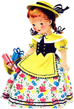 #vintage #illustrations #girls Vintage Children's Books, - Paper Doll (300x444)