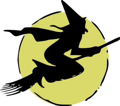 Witchcraft Witch Flying Drawing Computer Icons - Witch Png (386x340)