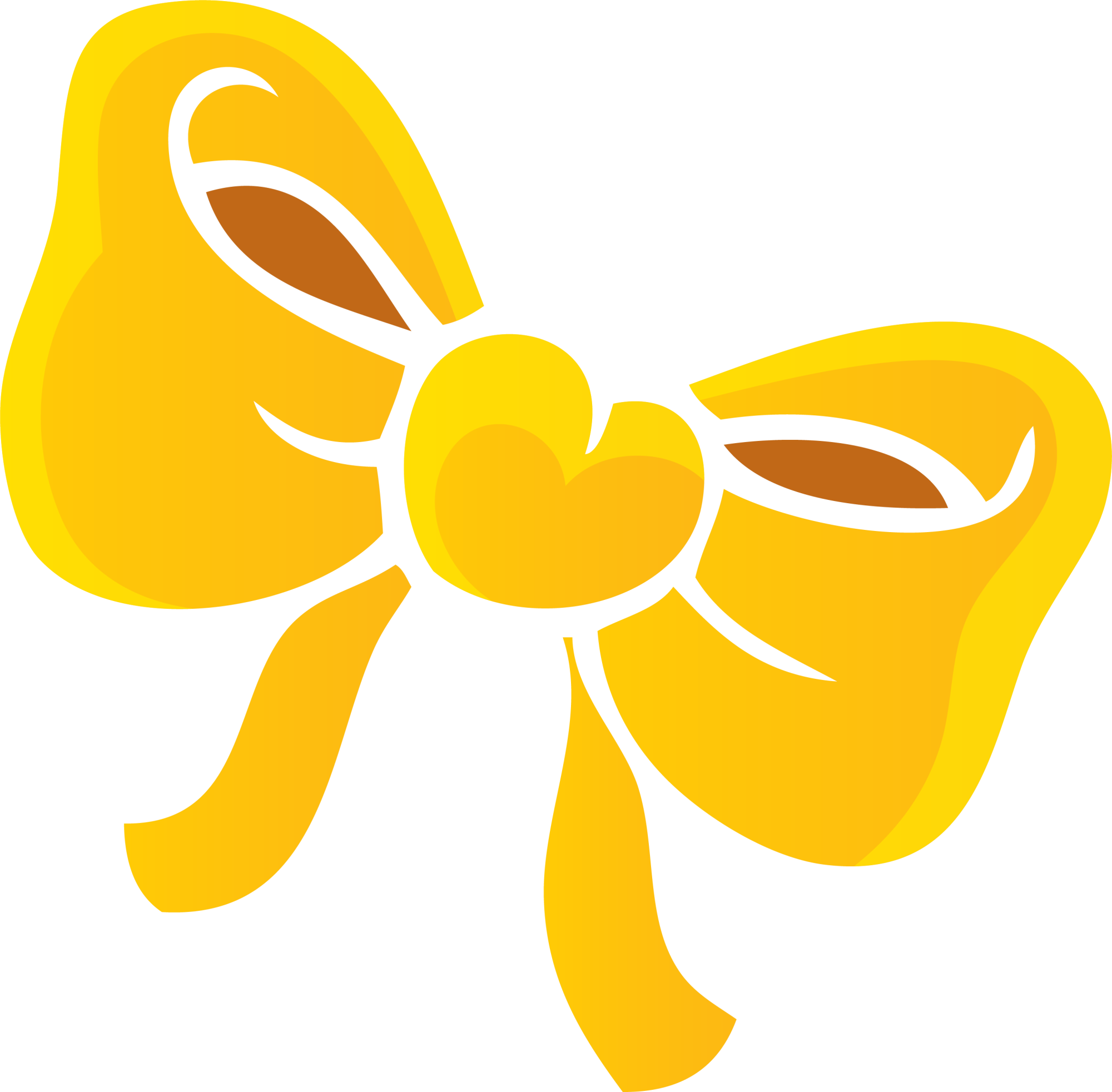 Necktie Drawing Cartoon - Laço Amarelo Desenho (2000x1964)