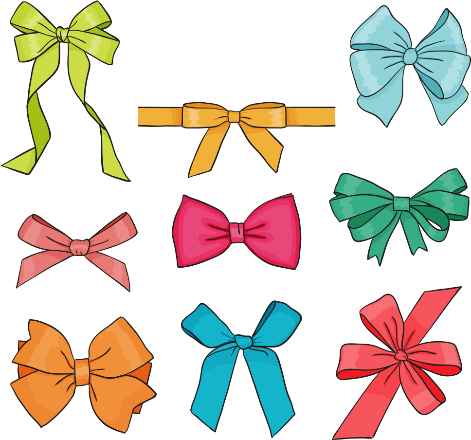 Bow And Arrow Gift - Lazos Dibujados (1000x1000)