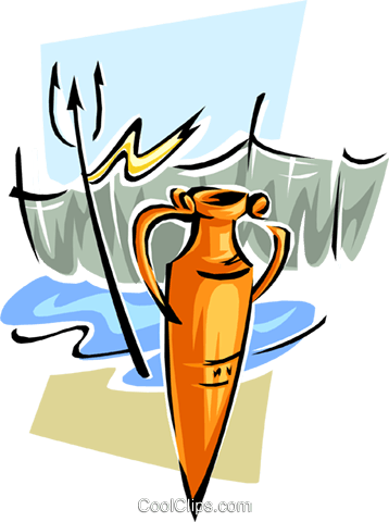Urn Royalty Free Vector Clip Art Illustration - Urn Royalty Free Vector Clip Art Illustration (358x480)