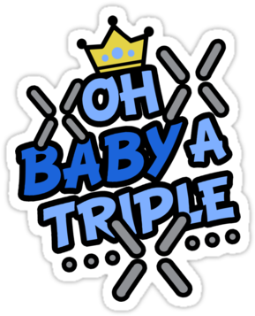 T Shirt Layout And Printing - Oh Baby A Triple Shirt (375x360)