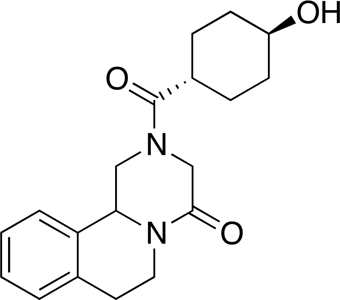 Trans-hydroxy Praziquantel - Iodohippuric Acid (1149x1006)